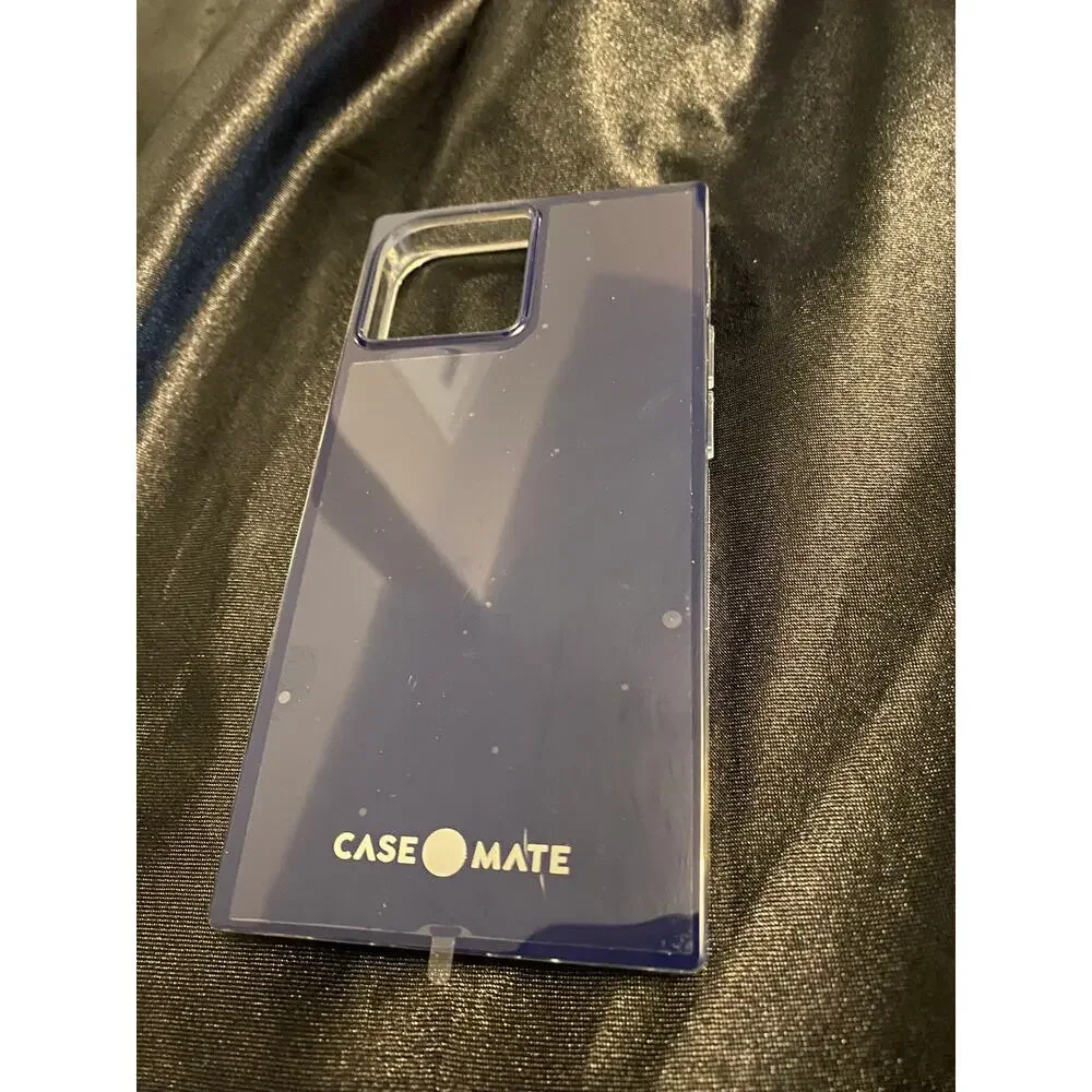 Case-Mate -BLOX, Square Case for iPhone 12 Mini, Slim, Lightweight, Navy